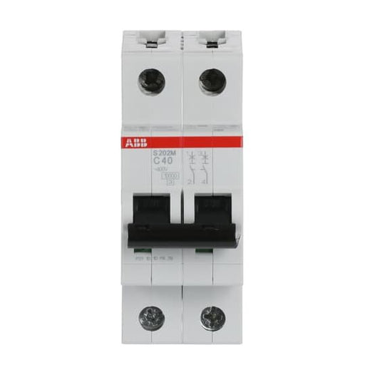 ABB Stotz S&J - Leitungsschutzschalter Sicherungsautomat S202M-C40 10kA 40A C 2p