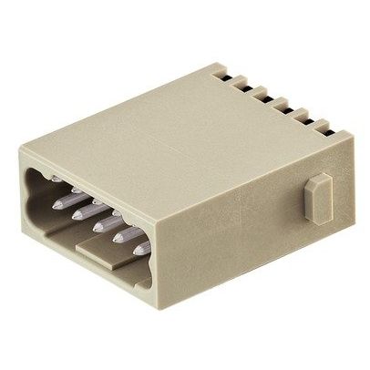 Harting - Kontakteinsatz für Rechtecksteckverbinder Stifteinsatz 09140122632 12 pol., 10A, 250V − 1 Stück