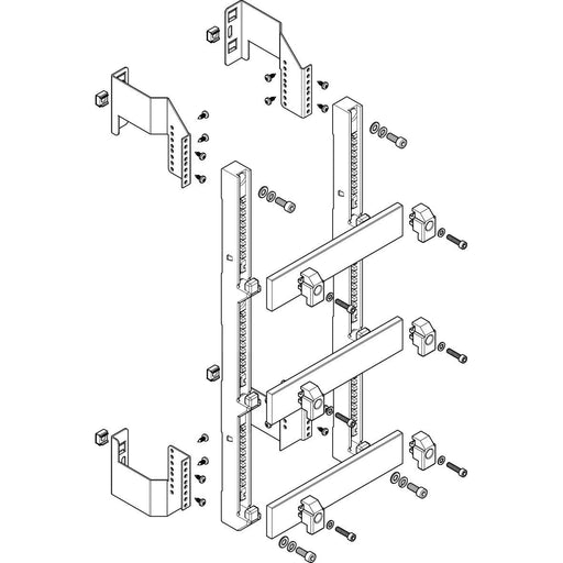 ABN - Verteilerfeld für Installationsverteiler Sammelschienen-Modul MFSC15983 flach 1FB/5RE