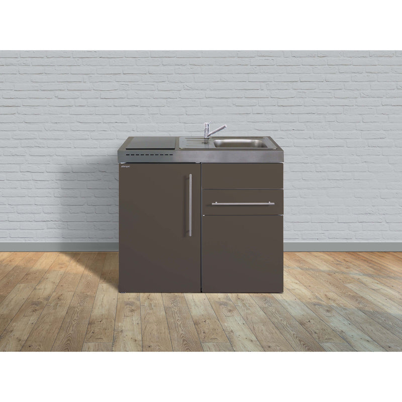 Stengel - Mini-Küche Miniküche Premiumline MPMM100SGKFliBreS Mokka metallic