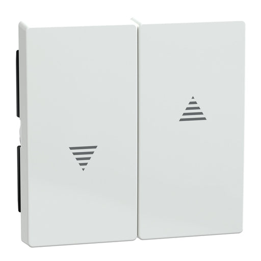 Merten - Abdeckung/Bedienelement für Installationsschalterprogramme Wippe aws/gl 432425 f.Schalter/Taster
