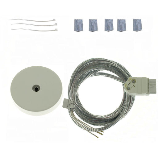 LTS Licht&Leuchten - Elektrisches Zubehör/Ersatzteile für Leuchten Einspeise-Set 5m STRL-Z 100.05/DIM sw 5-adrig schwarz