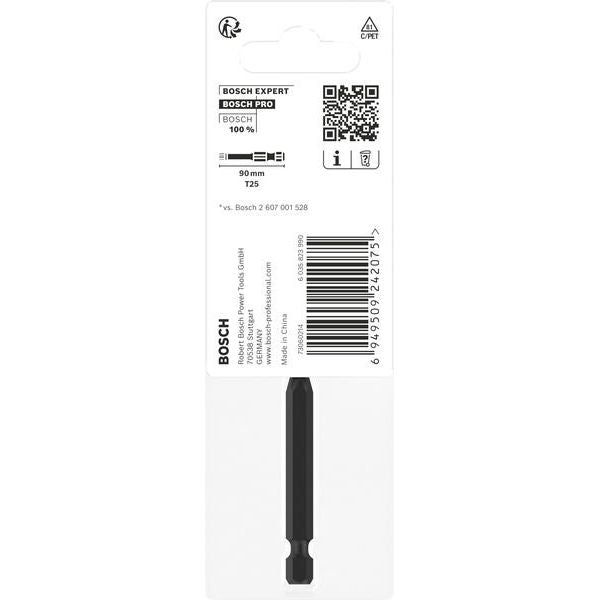 Bosch - Bit PRO Impact 2608522536 Bit, T25, 90 mm