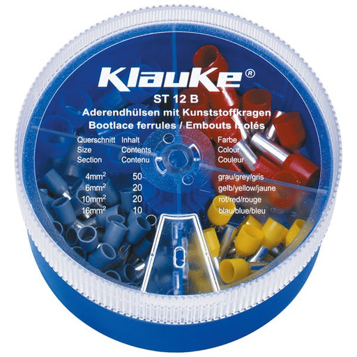 Klauke - Sortimentskasten für Anschluss- und Verbindungstechnik Streudose ST12L leer