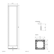EVN Lichttechnik - Wegeleuchte WLQ65151502 3000K, 230V, 818lm