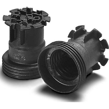 Houben - Lampenfassung Fassung E27 504302 Thermopl.,sw,Agw