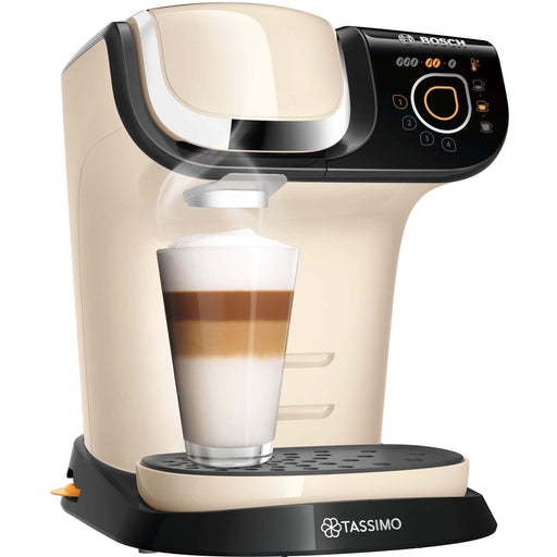 Bosch SDA - Espressoautomat Heißgetränkeautomat TAS6507 creme / sw Tassimo My Way II