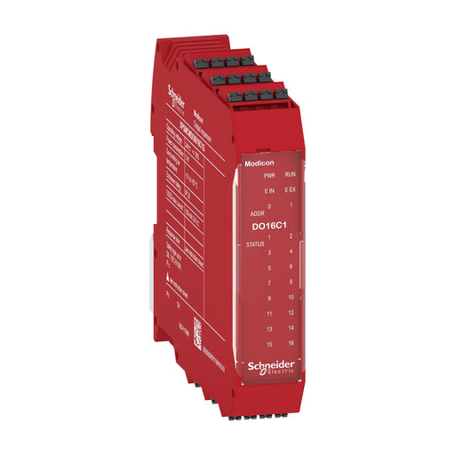 Schneider Electric - Gerät zur Überwachung von sicherheitsgerichteten Stromkreisen Ausgangs-Erweiterungsmodul XPSMCMDO0016C1G Modicon XPSMCM 16A