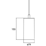 Brumberg Leuchten - Pendelleuchte LED-Pendelleuchte direkt 88873173 Pendellänge 5m