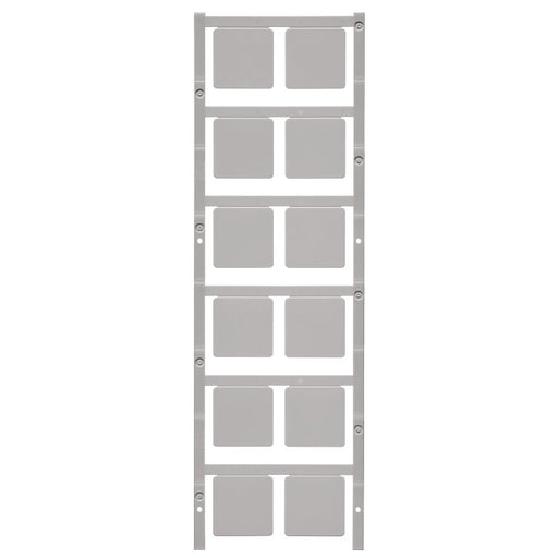 Weidmüller - Kennzeichnungsmaterial Gerätemarkierung SM 27/27 MC NE GR 27mm − 60 Stück