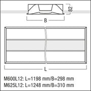 Zumtobel Group - Decken-/Wandleuchte LED-Einbauleuchte MLevo EL #42185185 3000K