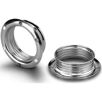 Houben - Lampenfassung Schraubring E14 100196 Met,verm,13mm