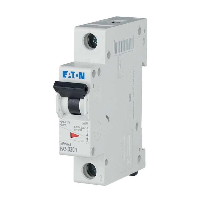 Eaton - Leitungsschutzschalter FAZ-D20/1 D 20A, 1p − 12 Stück