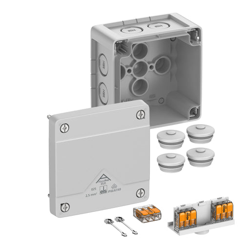 Spelsberg - Dose, Gehäuse für Montage auf der Wand/Decke Abzweigkasten Abox Pro SLK-2,5²