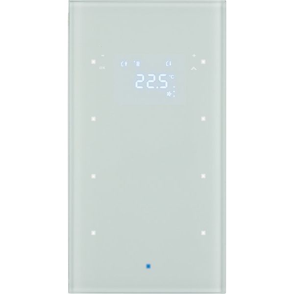 Berker - Bussystem-Tastsensor Glas-Sensor 3fach 75643030 polarweiß