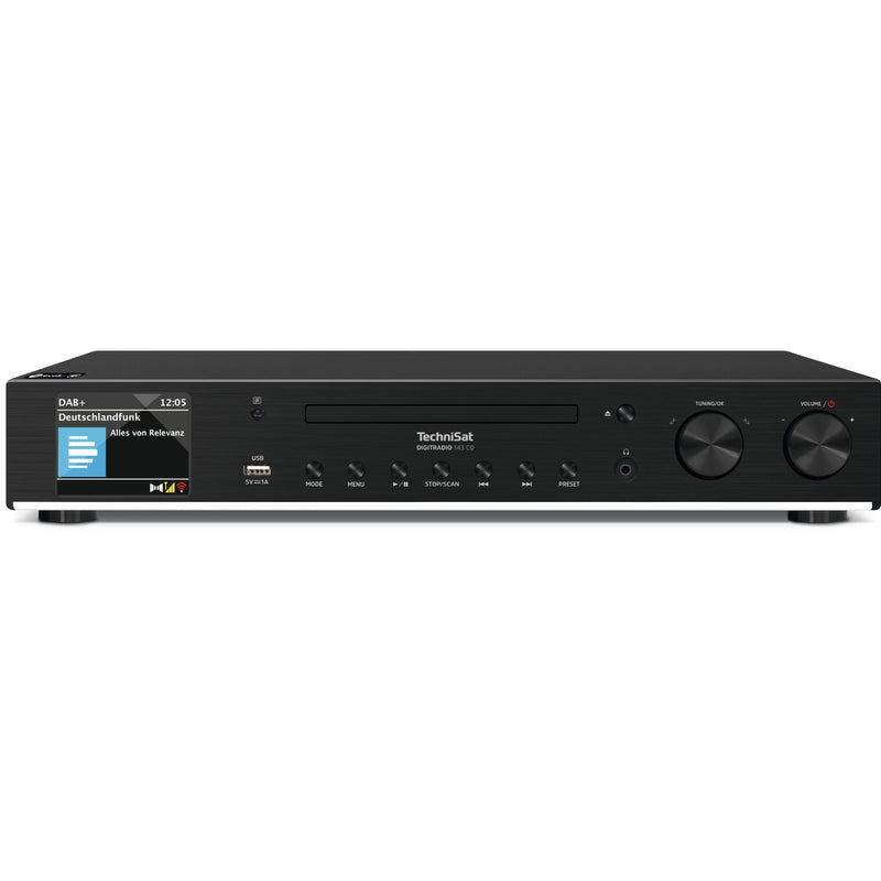 TechniSat - Radio DAB+ Hi-Fi-Komponente DIGITRADIO143CD sw CD,BT,Streaming