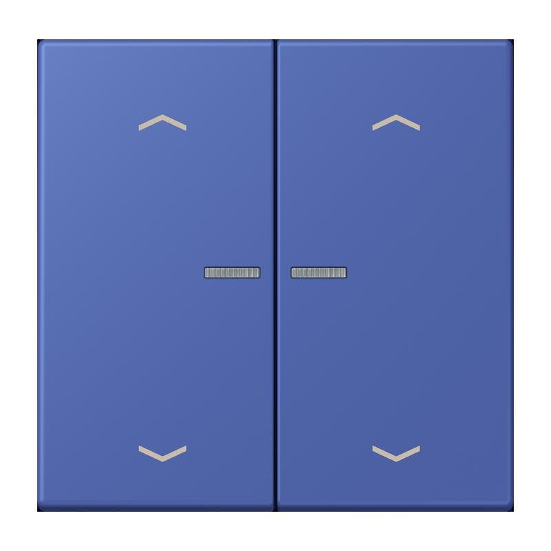 Jung - Abdeckung/Bedienelement für Installationsschalterprogramme Wippe mit Lichtleiter LC 102 KO5P 206 bleu outremer 31