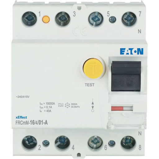 Eaton - Fehlerstrom-Schutzschalter FI-Schalter FRCMM-16/4/01-A 16A 100mA 4polig