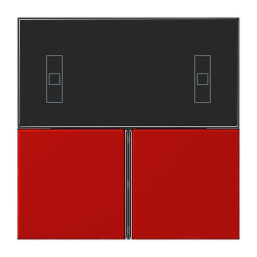 Jung - Abdeckung/Bedienelement für Installationsschalterprogramme Tastensatz 3fach LC 4093 TSA 227 rouge vermillon 31
