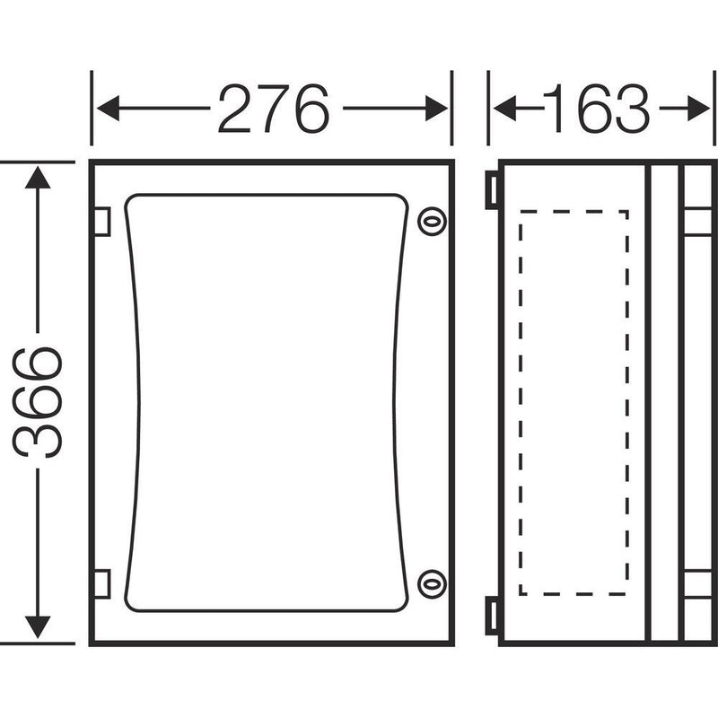 Hensel - Leergehäuse ENYSTAR-Leergehäuse FP 0211 216x306x136mm