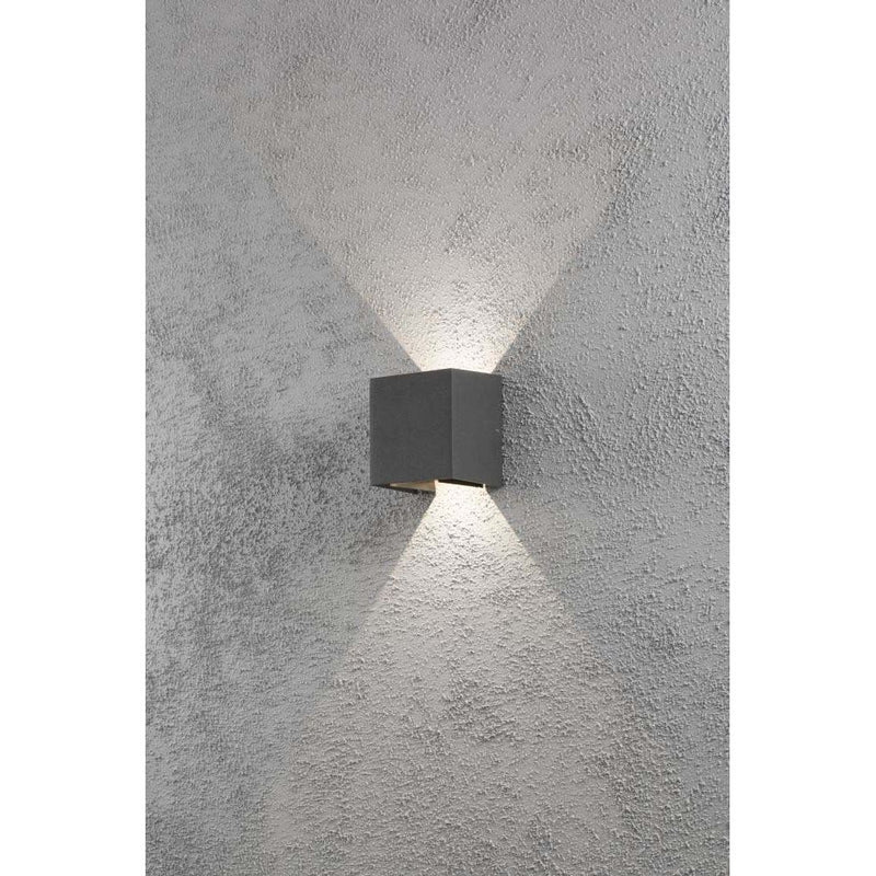 Gnosjö Konstsmide AL - Decken-/Wandleuchte LED-Wandleuchte 7959-370 anthrazit