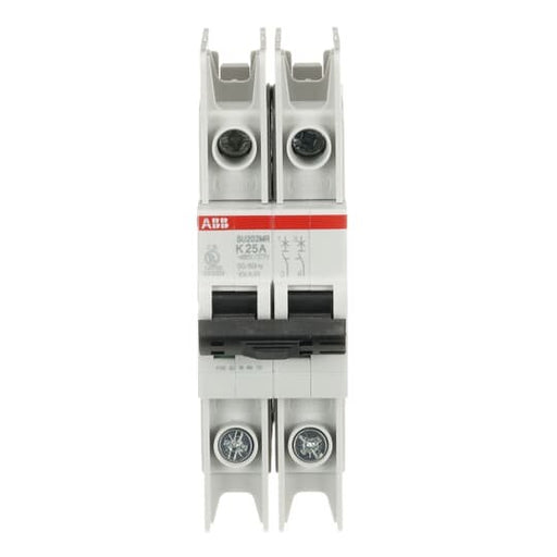 ABB Stotz S&J - Leitungsschutzschalter Sicherungsautomat SU202MR-K25 10kA, 25A, 2P, RTT