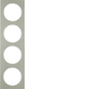 Berker - Abdeckrahmen Rahmen Eds/pows 10142214 4fach