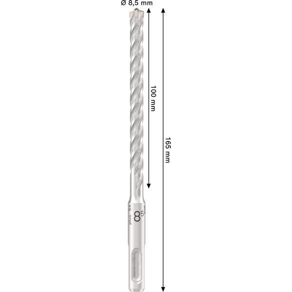 Bosch - Bohrer PRO SDS plus-5X 2608707235 Hammerbohrer 8,5 x