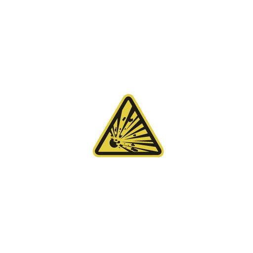 HellermannTyton - Warn-/Hinweisschild Etikett WS6 150 YEBK 5 400,0mm − 5 Stück