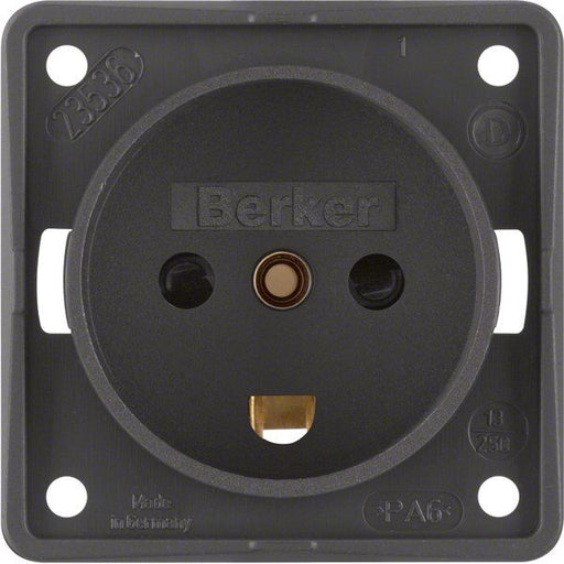 Berker - Steckdose anth 962722505 mit Schutzkontakt