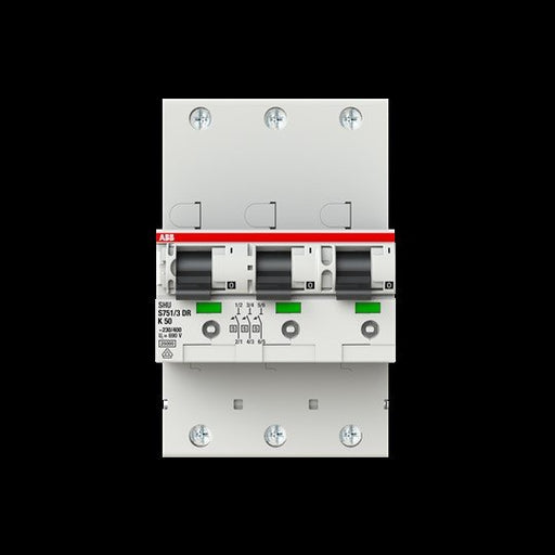 ABB Stotz S&J - Selektiver Hauptleitungsschutzschalter Haupleitungsschutzschalter S751/3DR-K40 40A K 25kA 3x1P