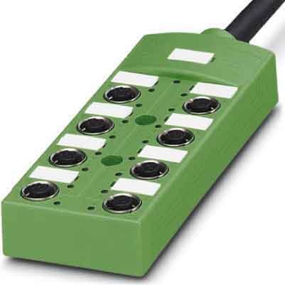 Phoenix Contact - Passiver Sensor-/Aktor-Verteiler (mit Leitung) Sensor-/Aktor-Box SACB-8/ 8-L #1517165 − 1 Stück