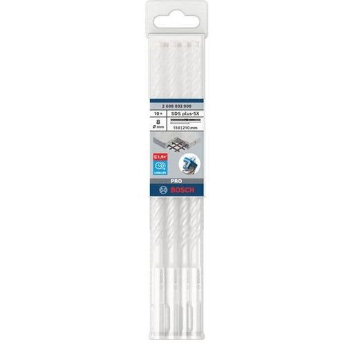 Bosch - Bohrer PRO SDS plus-5X 2608833900VE(10) Hammerbohrer 8 x 150