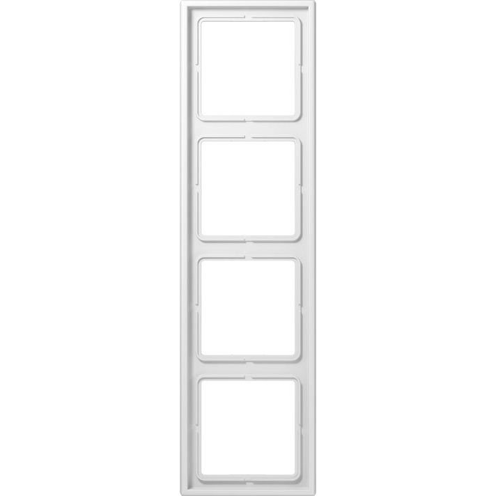 Jung - Abdeckrahmen Rahmen 4-fach aws LS 984 WW waage/senkrecht