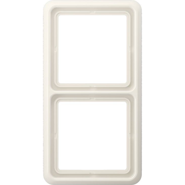 Jung - Abdeckrahmen Rahmen 2-fach ws CD 582 W waage/senkrecht