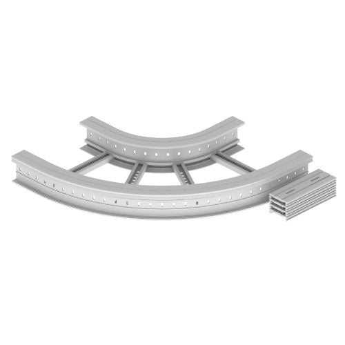 Unex - Bogen für Kabelleiter Flachbogen 45 Grad 67526-44 135x500 R300