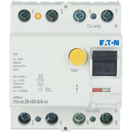 Eaton - Fehlerstrom-Schutzschalter FI-Schalter FRCMM-25/4/03-G/A-NA 25A 4pol 300mA