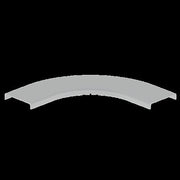 Unex - Deckel Bogen für Kabeltragsystem Abdeckung 90Grad 66111 lgr 100mm − 2 Stück