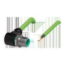 Pepperl+Fuchs Fabrik - Konfektioniertes Sensor-Aktor-Kabel Kabelstecker, Ethernet V1SD-W-GN5M-PUR-E2S