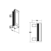 Brumberg Leuchten - Decken-/Wandleuchte LED-Wallwasher 60873643 3000K