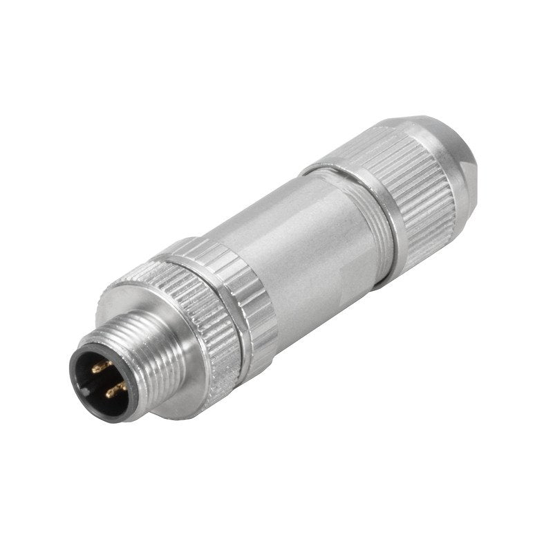 Weidmüller - Rundsteckverbinder, feldkonfektionierbar (Industriesteckverbinder) Steckverbinder SAISP-M-4D-4/8-M12 Stift,gerade,PUSH IN