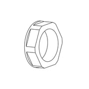 Icotek - Gegenmutter für Kabelverschraubung Gegenmutter GMT32 PA schwarz Kunstst. − 10 Stück