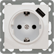 Peha - Elektronik-Gerät für Installationsschalterprogramme USB-Steckdose D 11.6511.70 SI USB