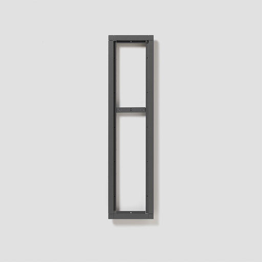 Siedle&Söhne - Montageelement für Türstation Kombirahmen KR 611-5/1-0 DG dunkelgrau-Glimmer