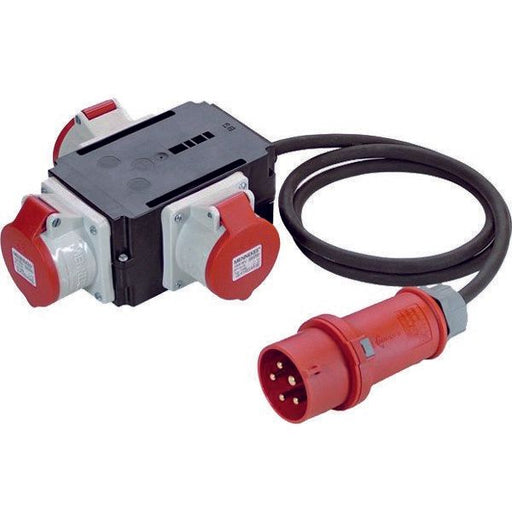 Bachmann - CEE-Steckdosen-Kombination (IEC 60309) CEE-Adapter 349.035 1xSt.16A 3xDose 16A