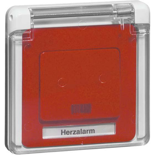 Peha - Taster Herzalarmtaster rt/ws D 81.556 V K HERZ UP Klappdeckel