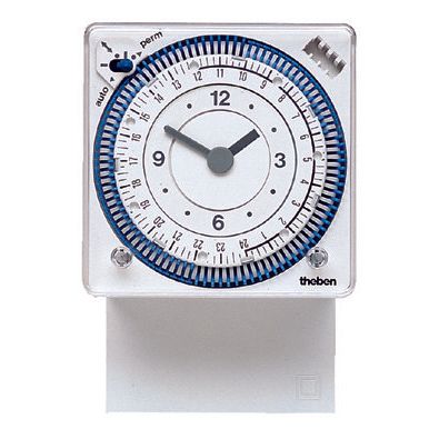 Theben - Verteilerschaltuhr analog Zeitschaltuhr SUL 189s 110V m.Stecksockel 24Std − 5 Stück