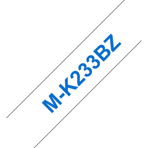 Brother - Verbrauchsmaterial für Telefax/Drucker/MFC Schriftbandkassette M-K233 12mm, 8m, ws, bl − 20 Stück