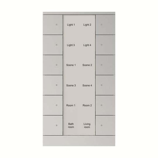 Busch-Jaeger - Bussystem-Tastsensor 12f. Bedienelement SB/U12.0.1-83 alusilber