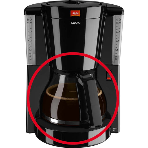 Melitta SDA - Zubehör/Ersatzteile für Kleingeräte Glaskanne Look Basis Select sw f.1011-02,1011-04